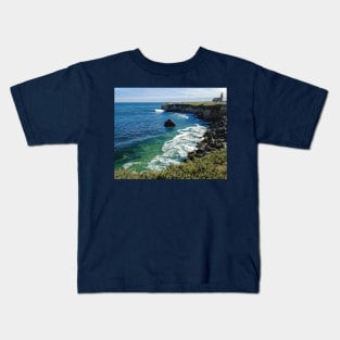 Lighthouse Point Santa Cruz California Kids T-Shirt